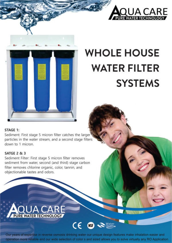 Whole House Water filtration system